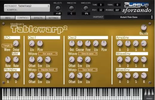 loopazon TableWarp Sforzando Free Download plugin