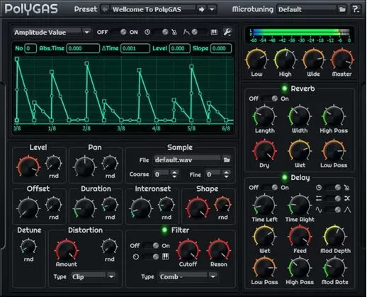 loopazon PolyGAS Stone Voices Free Delay EQ Filter Flanger Reverb Synth, Spatial, Modulation Download