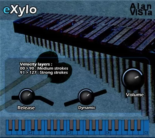 EXylo Alam Vista Instrument Free Volume Sample Player VST, VST3, AU, Intrument